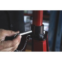 Strongway Tripod Hoist Jack Stand, 2-Ton Capacity, 48.75in.–80.5in. Lift Range,