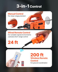 3-In-1 Electric Hoist Winch, 1550 Lbs Capacity, 1500W Portable Power Winch Crane