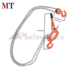 13200lbs/6t Lever Block Chain Hoist G80 Ratchet Hoist 10ft/3m Lifting Height