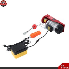 1320lbs Electric Hoist & 328ft Wireless Remote Control,14ft Wired Remote Control
