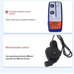 Electric Winch 12V/24V Off-Road Vehicle Self-Rescue Electric Hoist Winch