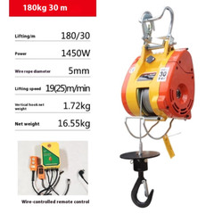 Small Diamond Mini Electric Hoist Fast Portable Hanging Hoist Winch Crane