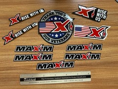 Maxim Crane Hard Hat Stickers Multi Pack