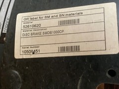 KoneCranes Disc Brake for Hoist SMBD1000CP