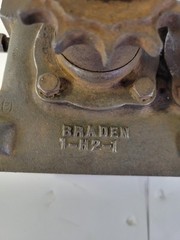 1947 Heavy Duty Vintage / Antique Braden Winch Co Model H21 1-H2-1 Geared