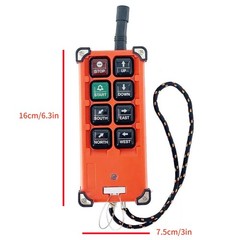 100M Transmitter+Receiver 12-72V Wireless Remote Control For Hoist Crane