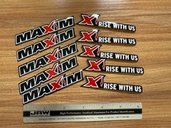 Maxim Crane Hard Hat Stickers Multi Pack
