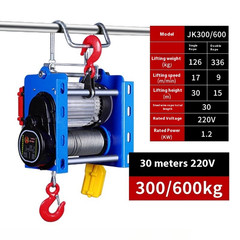 Small Wire Rope Remote Control Electric Hoist Quick Lifting Crane Hoist