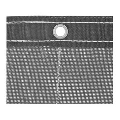 BUYERS PRODUCTS 3008210 Tarp, Black, Polyester, 15 ft L, 7 ft W 19A813