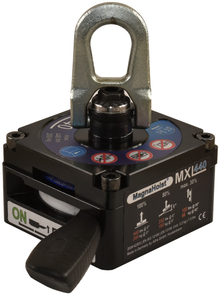Maglogix 440 pounds Lifting Magnet w/Swivel Hook