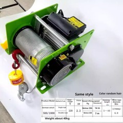Electric Hoist Hoist Remote Control Hanging with German Winch To Lift Two-phase