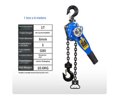 0.75T 1/2/Ton Manual Chain Hoist Hand-Cranked Towing Hoist Lifting Crane