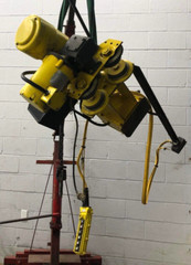 BUDGIT 1/2 TON HOIST W/ TROLLY LIFTECH MAX INPUT HD-333 326797-32 01750RPM