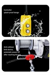 Mini Electric Hoist 220V Home Use Small Crane 1 Ton/0.5T Winch Renovation Crane