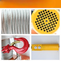 Hoist Winch 1 Ton Construction and Renovation Small Crane Fast Lifter