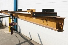 500 LB X 15′ CONTRX WALL MOUNTED JIB CRANE: YODER #70702