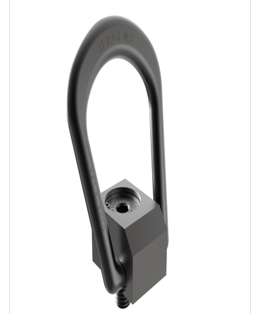 Jergens Hoist Ring, Side Swivel, M8, Part Number 47850, 325 KG Load Capacity