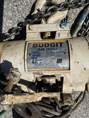 Budgit 311532005 Air Chain Hoist 1 Ton
