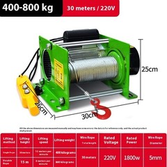 Electric Hoist Small Wireless Remote-Controlled Crane Lifting Hoist Winch