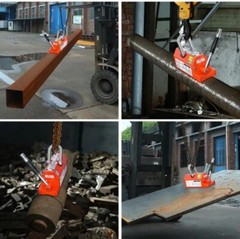 300/400Kg Permanent Magnet Crane Heavy Duty Steel Crane Hoist Lifting Magnet