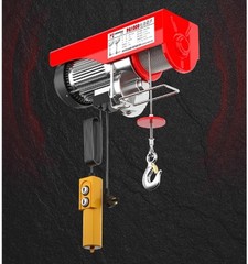 PA200 PA600 Mini Electric Hoist 110V/220V Small Wire Rope Electric Winch Crane