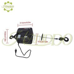 1100 lbs Electric Hoist Winch, 2-in-1 1500W Portable Wireless Remote Control
