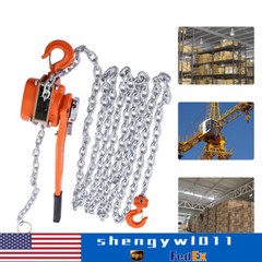 3/4Ton G80 Mini Lever Chain Hoist Ratchet Type Come Along Puller Highly Portable