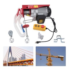 Electric Hoist Winch Engine Crane Electric Lifting Hoist 1050W 1100 lbs/500 kg