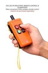 PA300 Flat Winch Hoist 220V/650W Electric Remote Control Hoist Crane With Wire