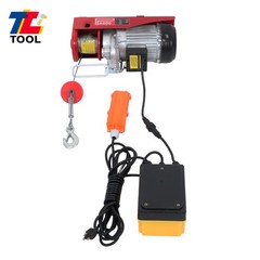 1320LBS Electric Hoist 110V 1150W Crane Winch 328ft Wireless&14ft Wired Remote
