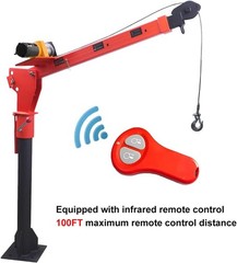 Pismire 0.5 Ton Folding Truck Crane 12V Winch 360 Swivel