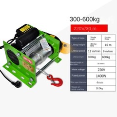 German Winch Electric Hoist 220v Wireless Remote Control Home Crane Crane
