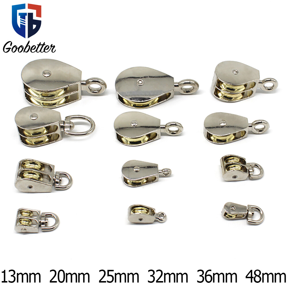 Single & Double Wheel Metal Lifting Single Pulley Sheave Line/Rope/Cable/Cord