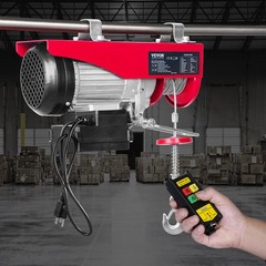 VEVOR Electric Hoist 440lbs Crane Winch with Wireless Remote Control 480W 110V