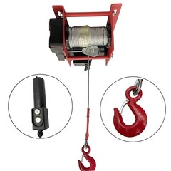 220V 400-800kg Electric Hoist Electric Winch for Heavy Objects Lifting&Dragging
