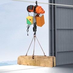 Electric Hoist 1102.31lbs Crane Winch with Wired Remote Control 1300W 110V