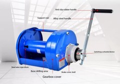 Manual Winch, Bidirectional Self-Locking, Heavy-Duty Winch, Hoist, Small Crane