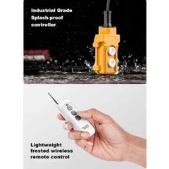 220v Portable Crane Home Small Hoist Construction Remote Control Electric Hoist