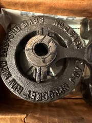 Babbitt Adjustable Sprocket Rim with Chain Guide Size 0 2 to 4 Diam.
