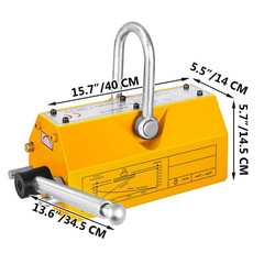 100KG 220LBS Steel Magnetic Lifter Heavy Duty Crane Hoist Lifting Magnet