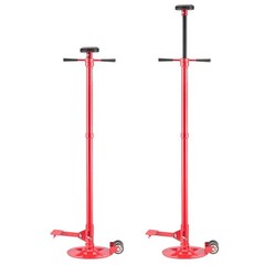 3/4-Ton Under Hoist Stand with Wheels, Steel, 52″-80″ Height Adjustable