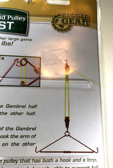 Rugged Gear 440 lb Gambrel and Pulley Hoist