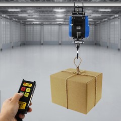 Electric Hoist Winch Electric Winch 30m Wire Rope 500kg Steel Plate 110V New