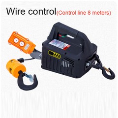 220v Remote control crane hoist wire rope electric hoist aluminum crane hoist-//