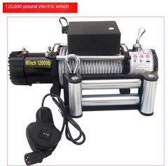 Electric Winch 12V/24V Off-Road Vehicle Self-Rescue Electric Hoist Winch