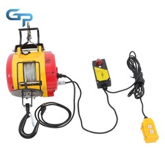 1100 LBS Winch Wire and Wireless Remote Control 2in1 Portable Electric Hoist