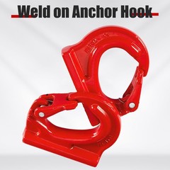 3 Ton Weld on Anchor Hook,Alloy Steel Weld on Hook G80,Heavy Duty Lifting Hoo…