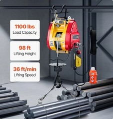Household Suspended Mini Electric Hoist 0.5 Ton Lifting Air Conditioner Hoist