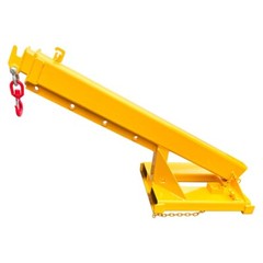 Mobile Crane Forklift Extension w/ Truss Hoist Jib Boom Hook 3Ton Forklift Jib