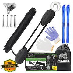 XSTRAP STANDARD 50ft rope hoist Black